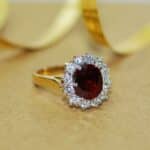 Natural Ruby and Diamond Cluster Ring — K Smith & Son Jewellers in Sunshine Coast